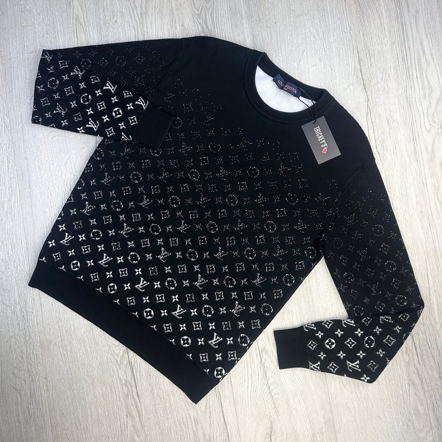 Louis Vuitton Men’s Gradient Monogram Crewneck Jumper
