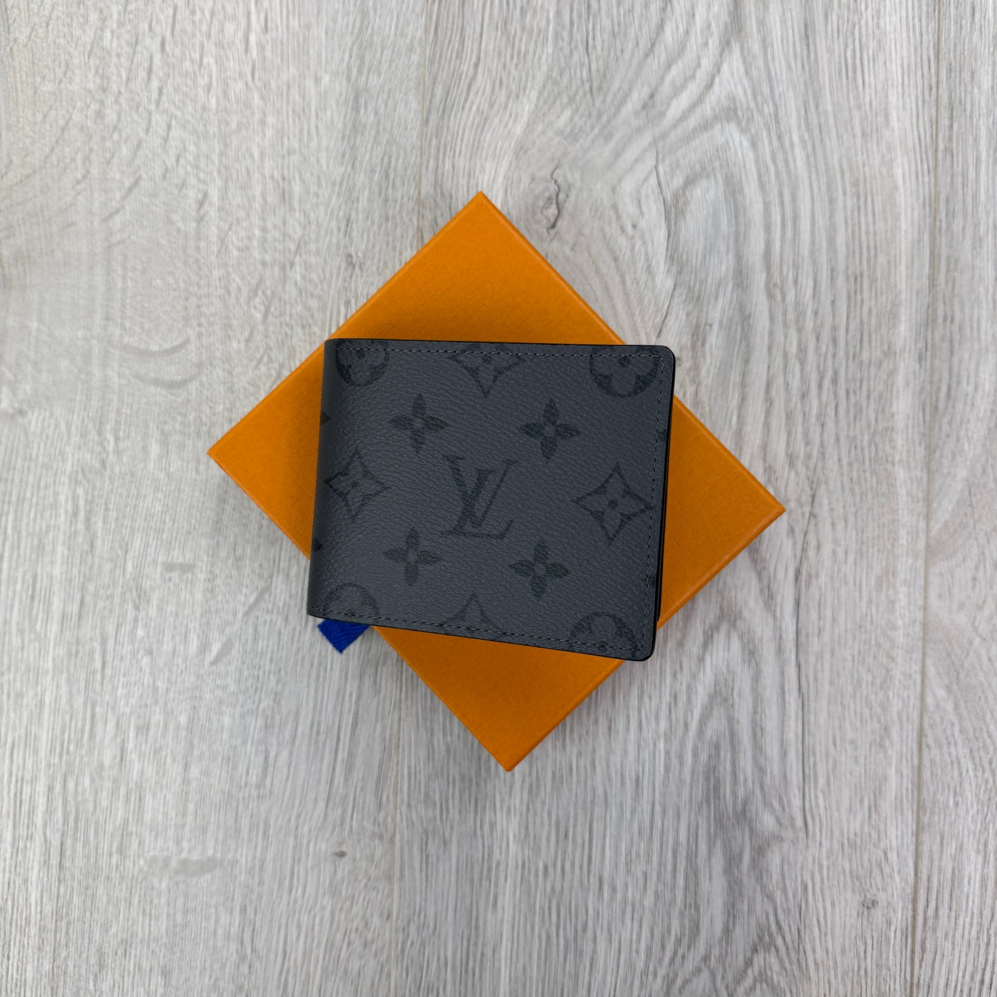 Louis Vuitton Men’s Monogram Graphite Leather Wallet