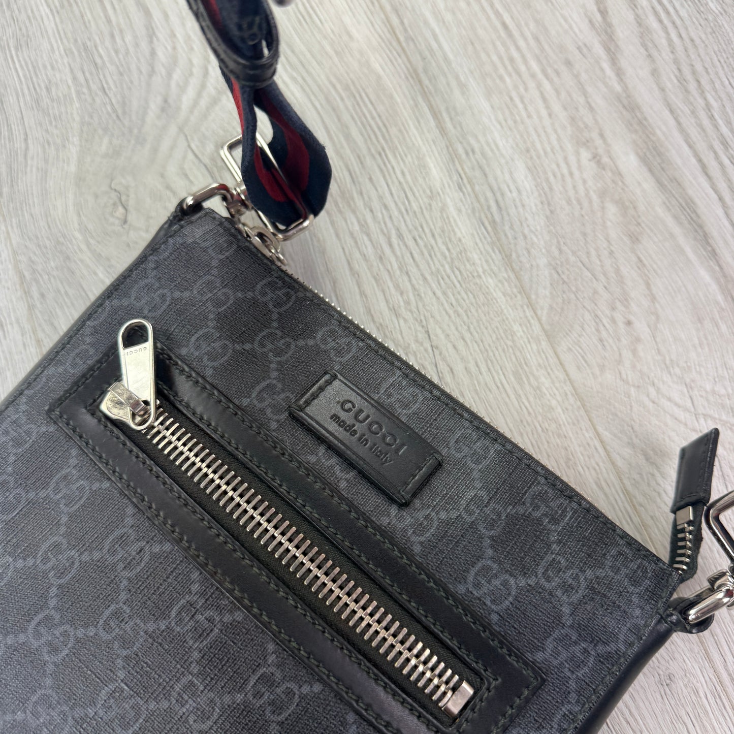 Gucci Messenger Men’s GG Black Small Side Bag