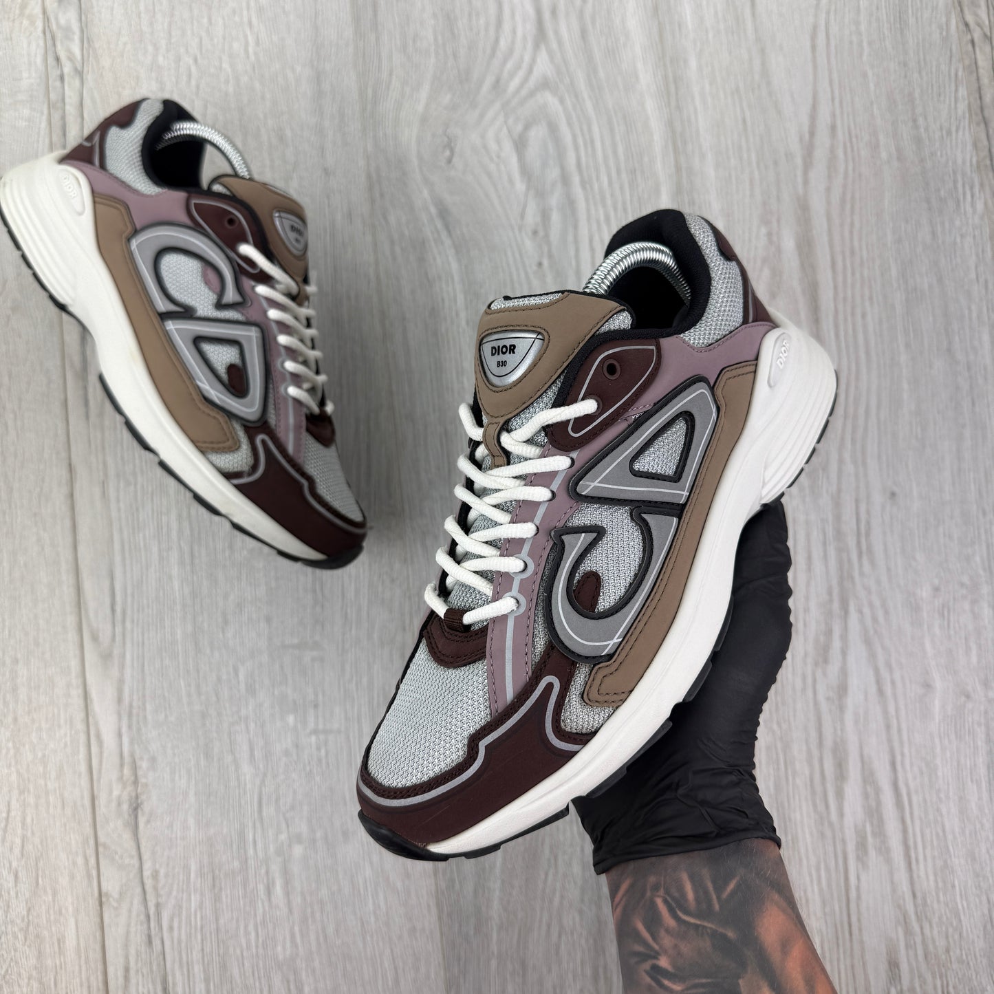 Dior B30 Men’s Burgundy Trainers - 40 (Fit Uk 6)