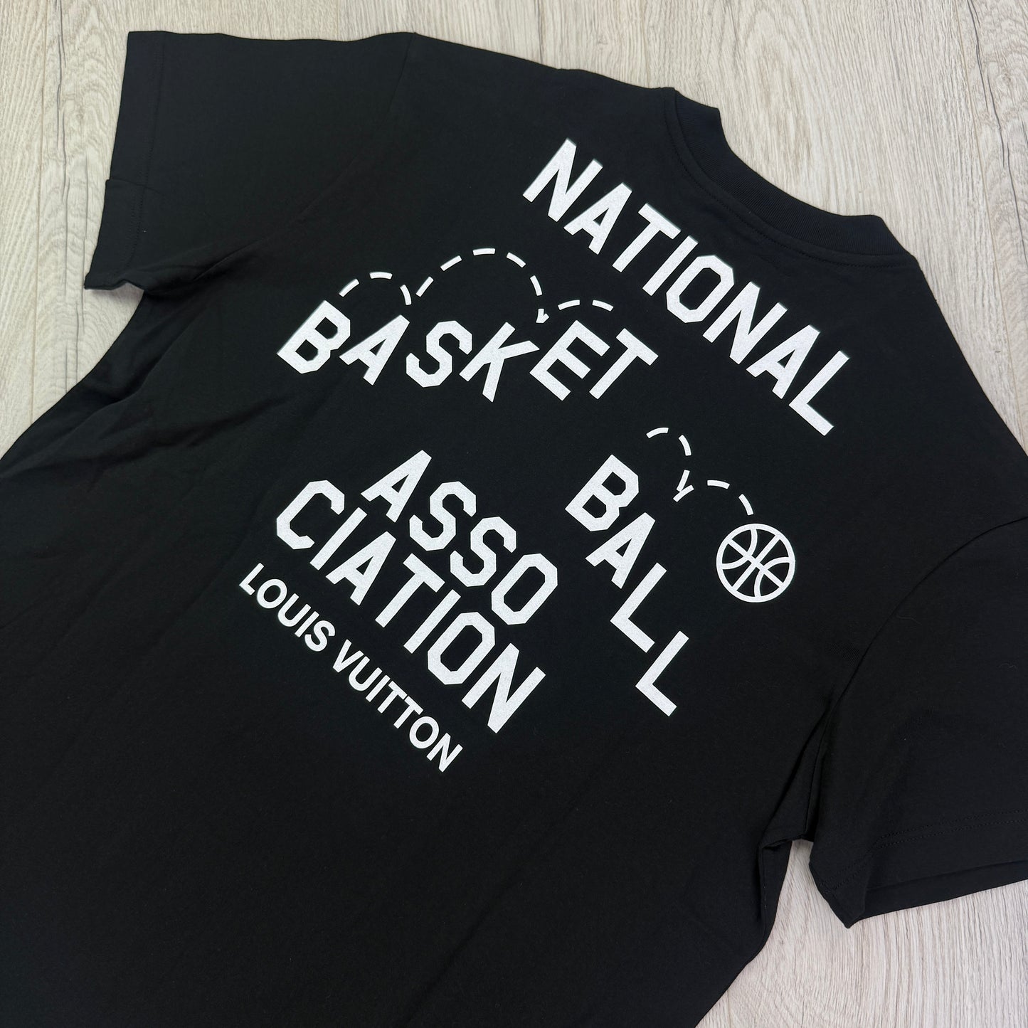 Louis Vuitton x NBA ‘ASSO CIATION’ Black T-shirt - Small