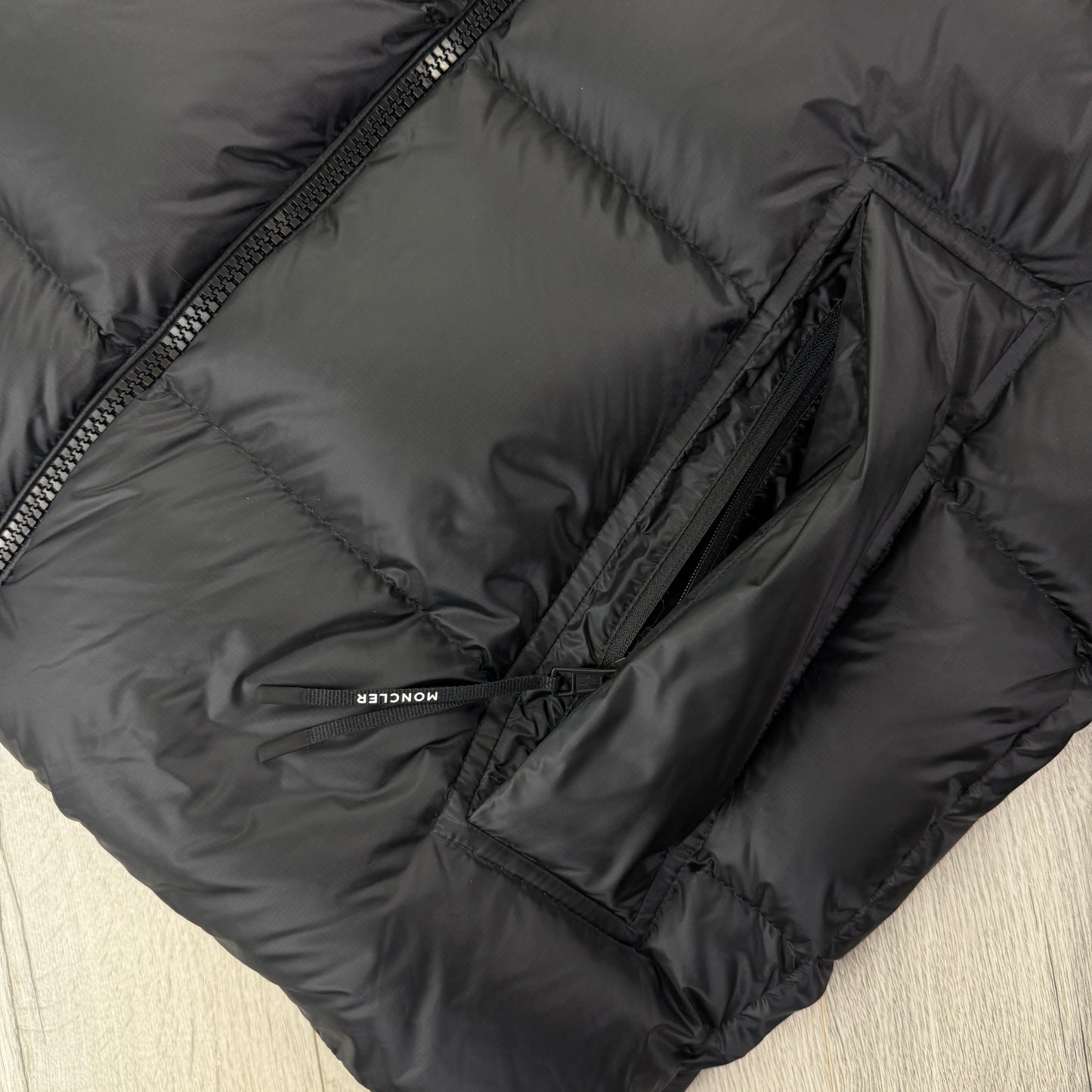 Moncler Men’s Couyere Hooded Black Down Jacket - Size 4