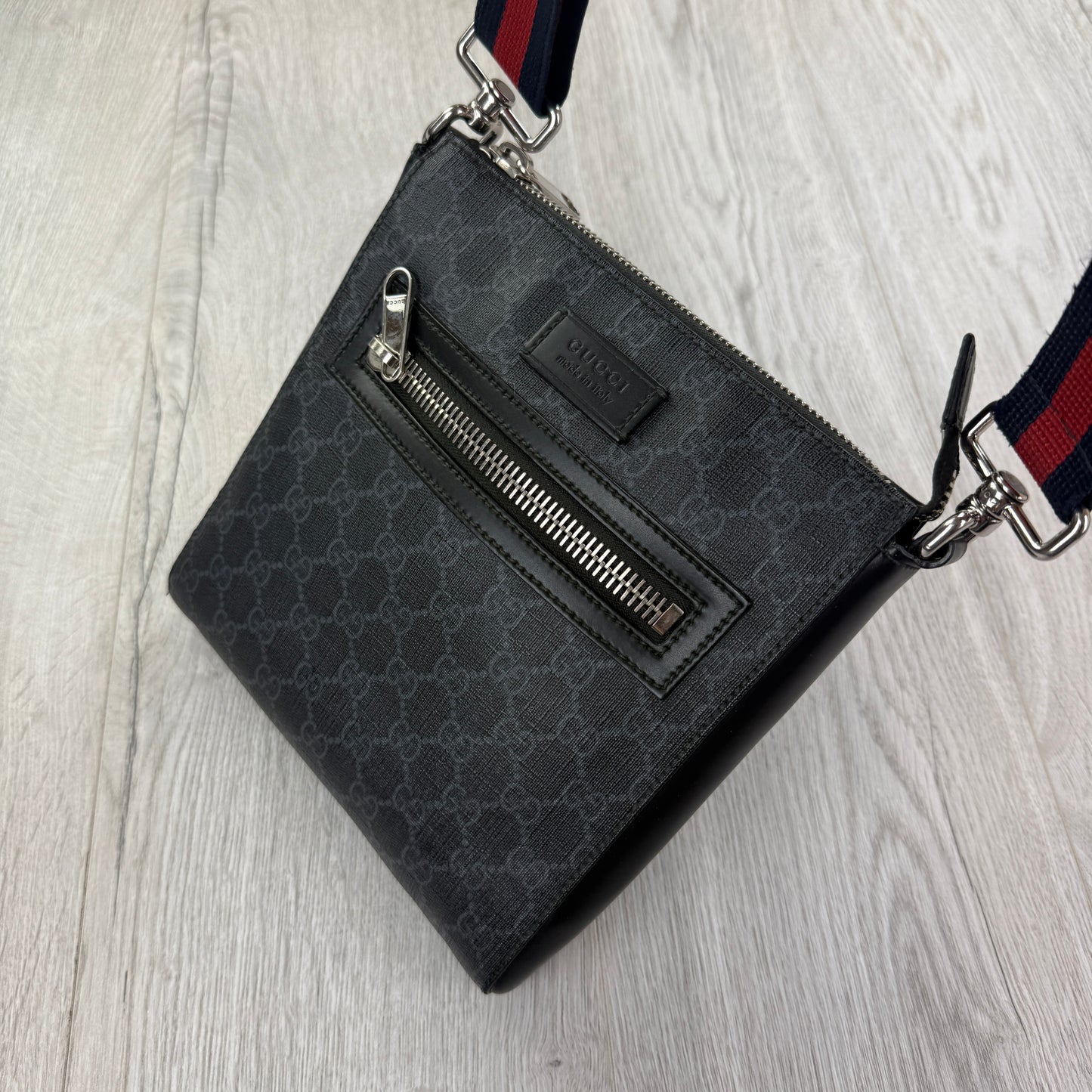 Gucci Messenger Men’s GG Black Small Side Bag