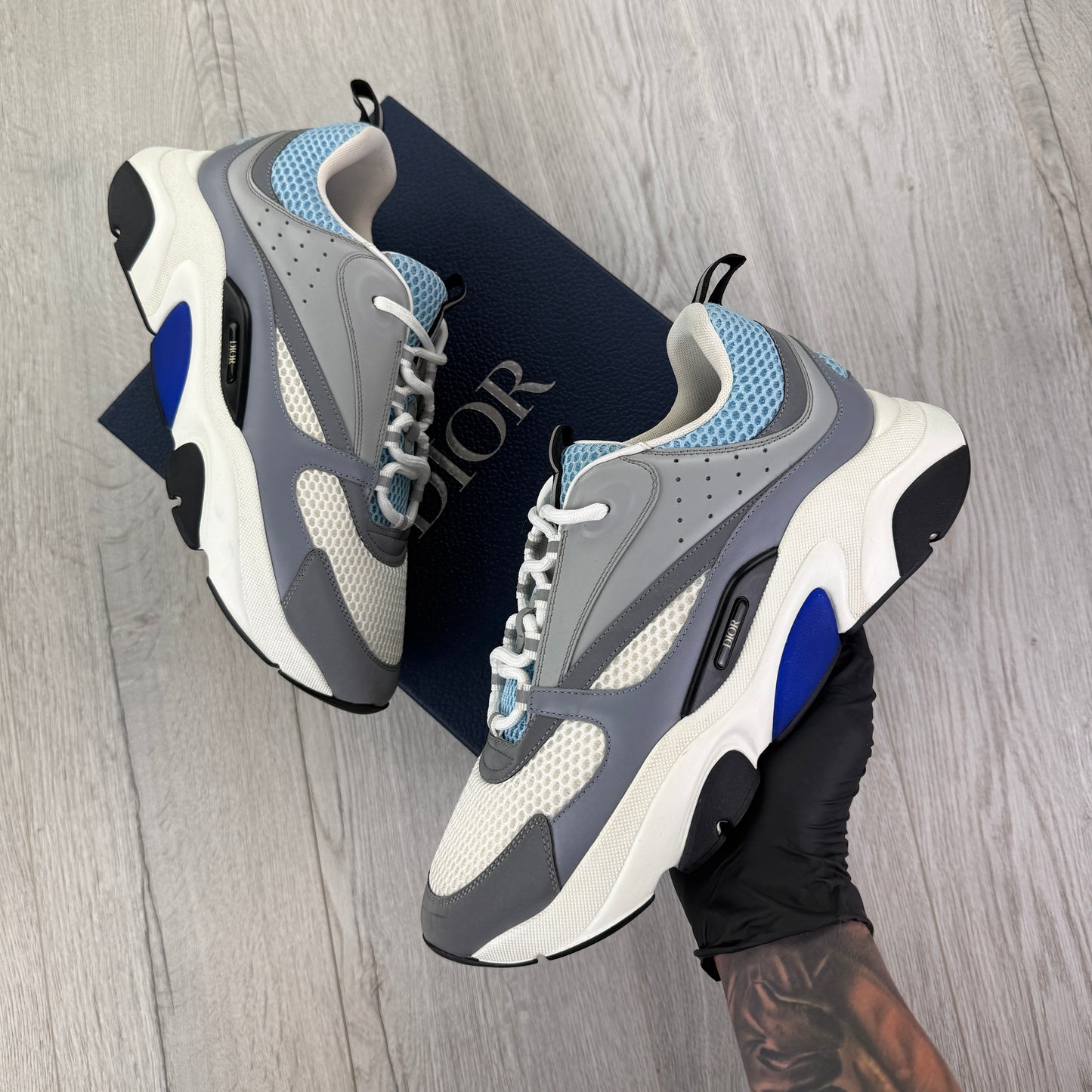 Dior B22 Men’s Baby Blue Runners - 45 (Fit Uk 10/10.5)