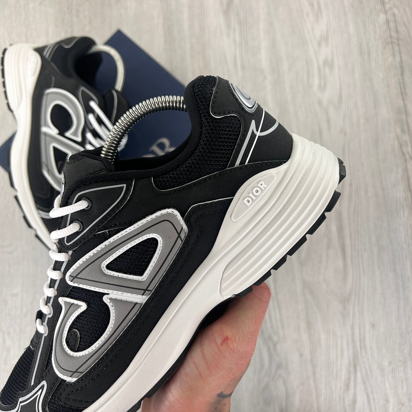 Dior B30 Men’s Black & White Trainers - 44 (Fit Uk 10)