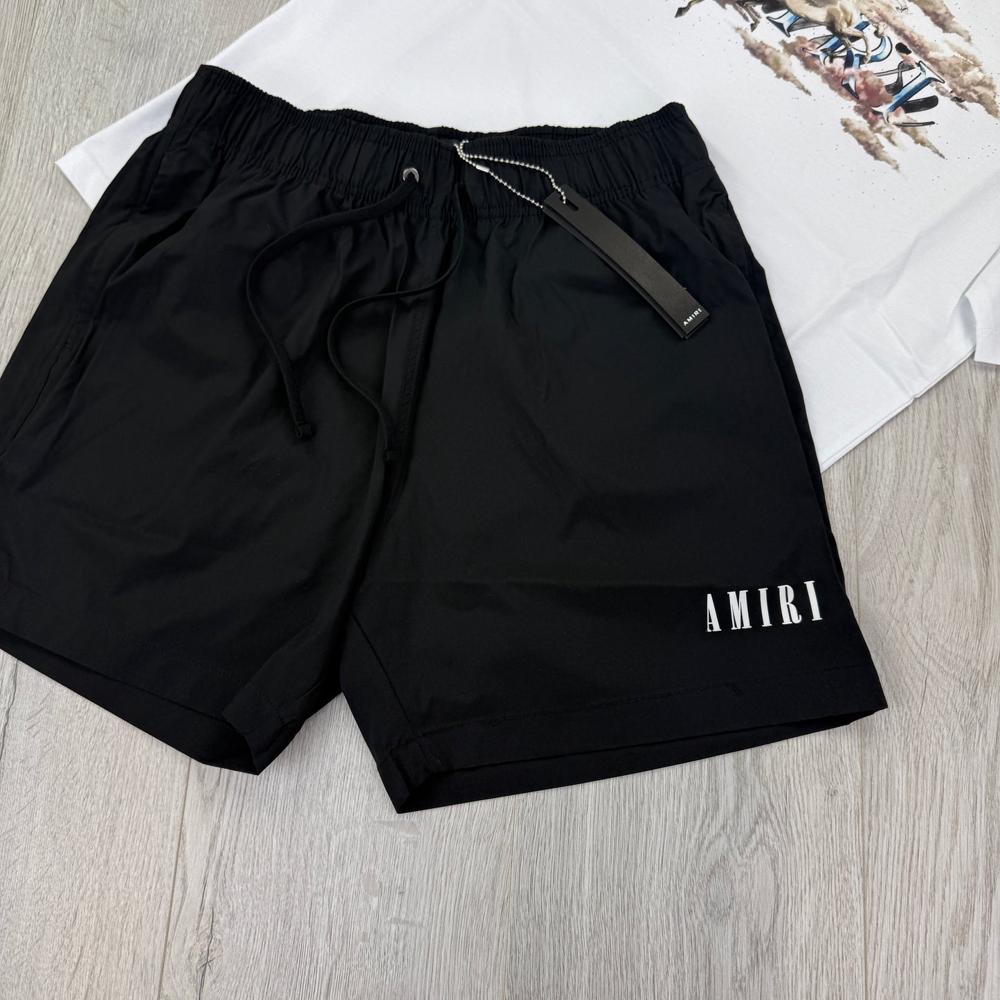 Amiri Men’s T-shirt & Swim Shorts Set