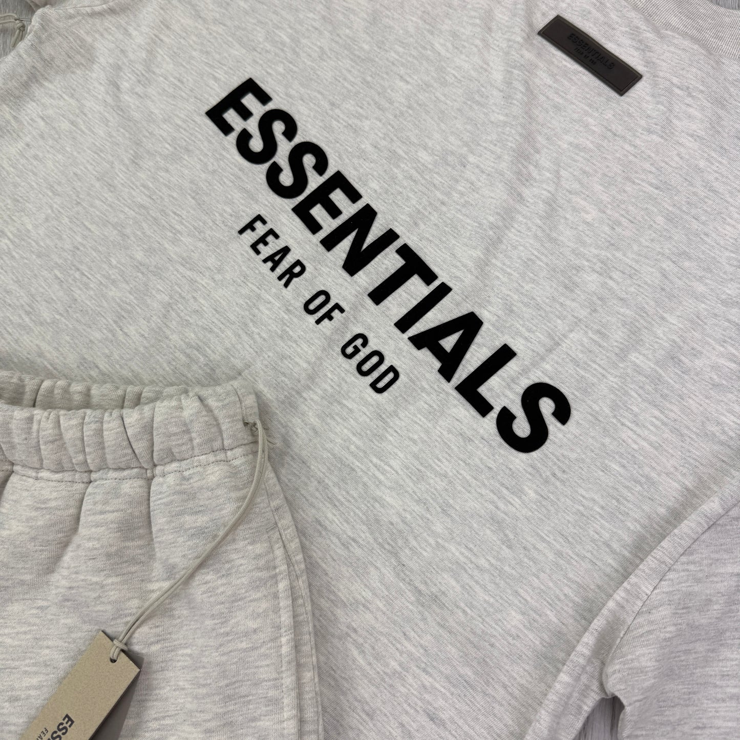 Essentials Men’s Light Oat T shirt and Short Set