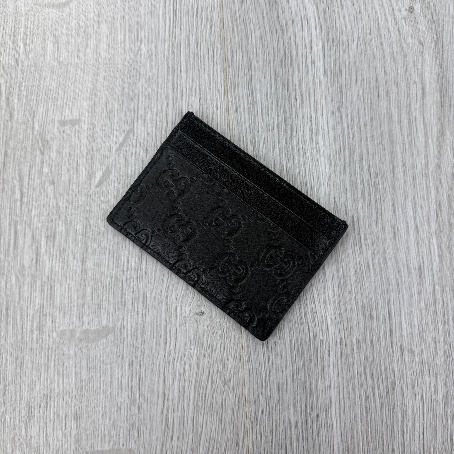 Gucci GG Interlocking Black Card Holder