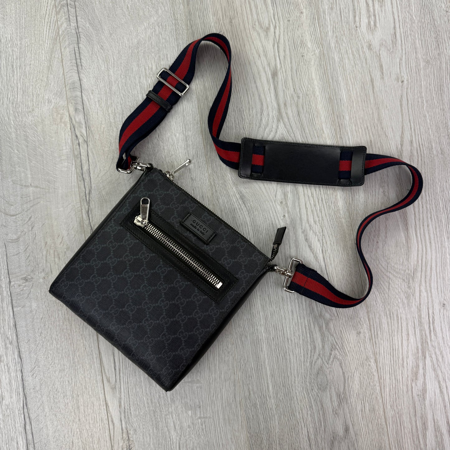 Gucci Messenger Men’s GG Black Small Side Bag