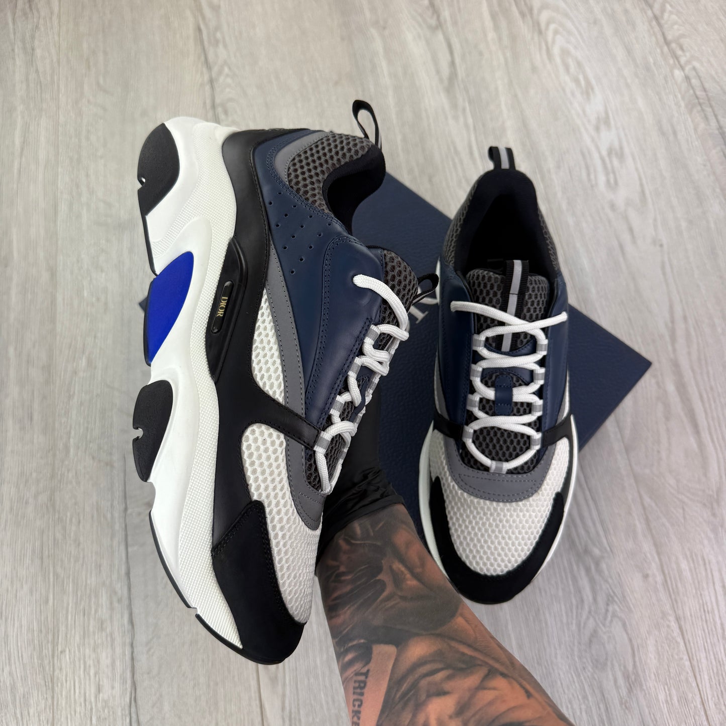 Dior B22 Men’s Navy Runners - 46 (Fit Uk 11)