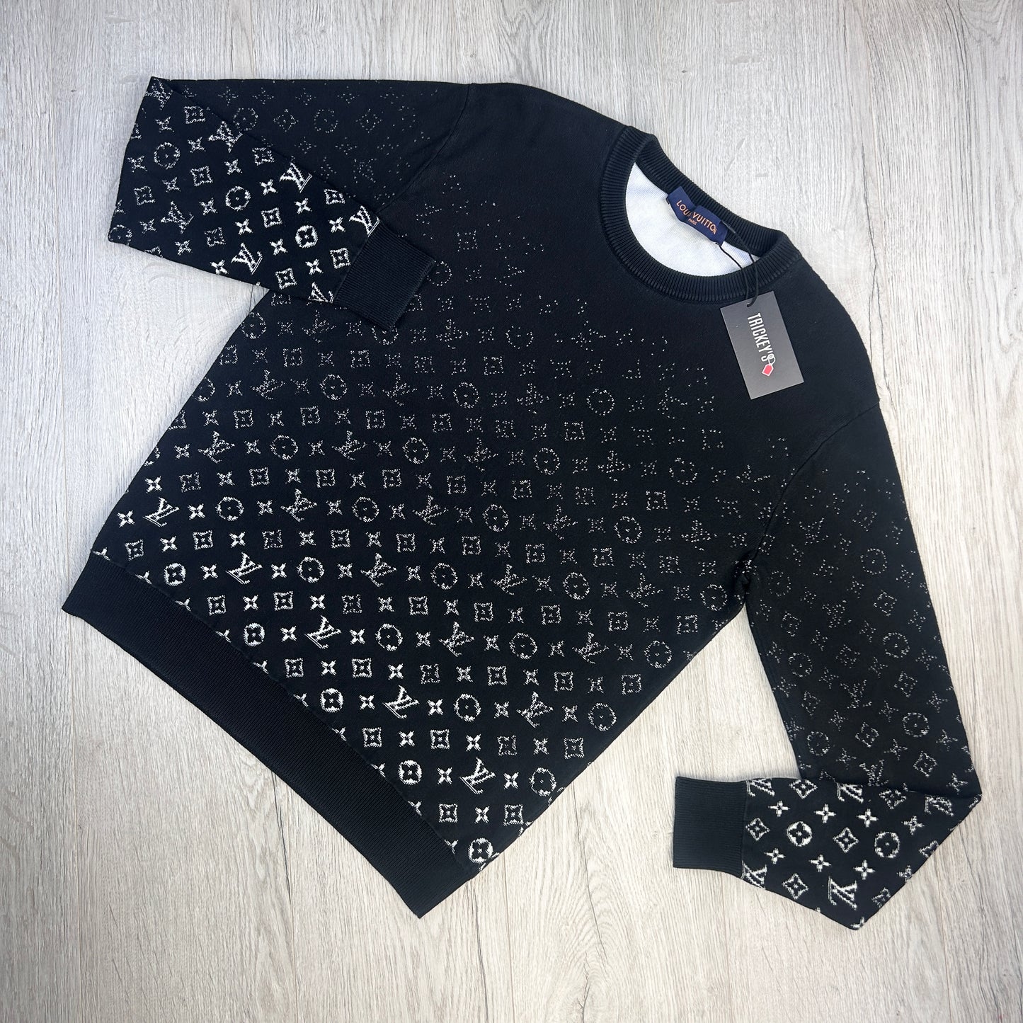 Louis Vuitton Men’s Gradient Monogram Crewneck Jumper