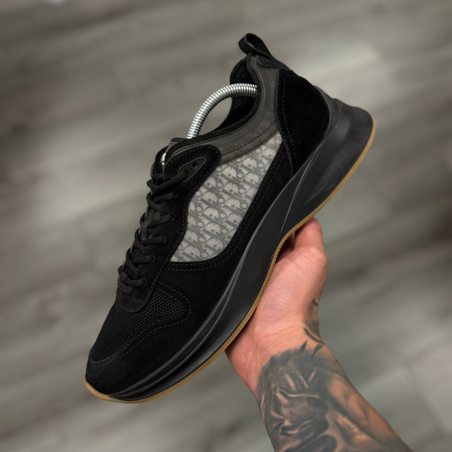 Dior B25 Men’s Black Suede Trainers - Uk 9.5