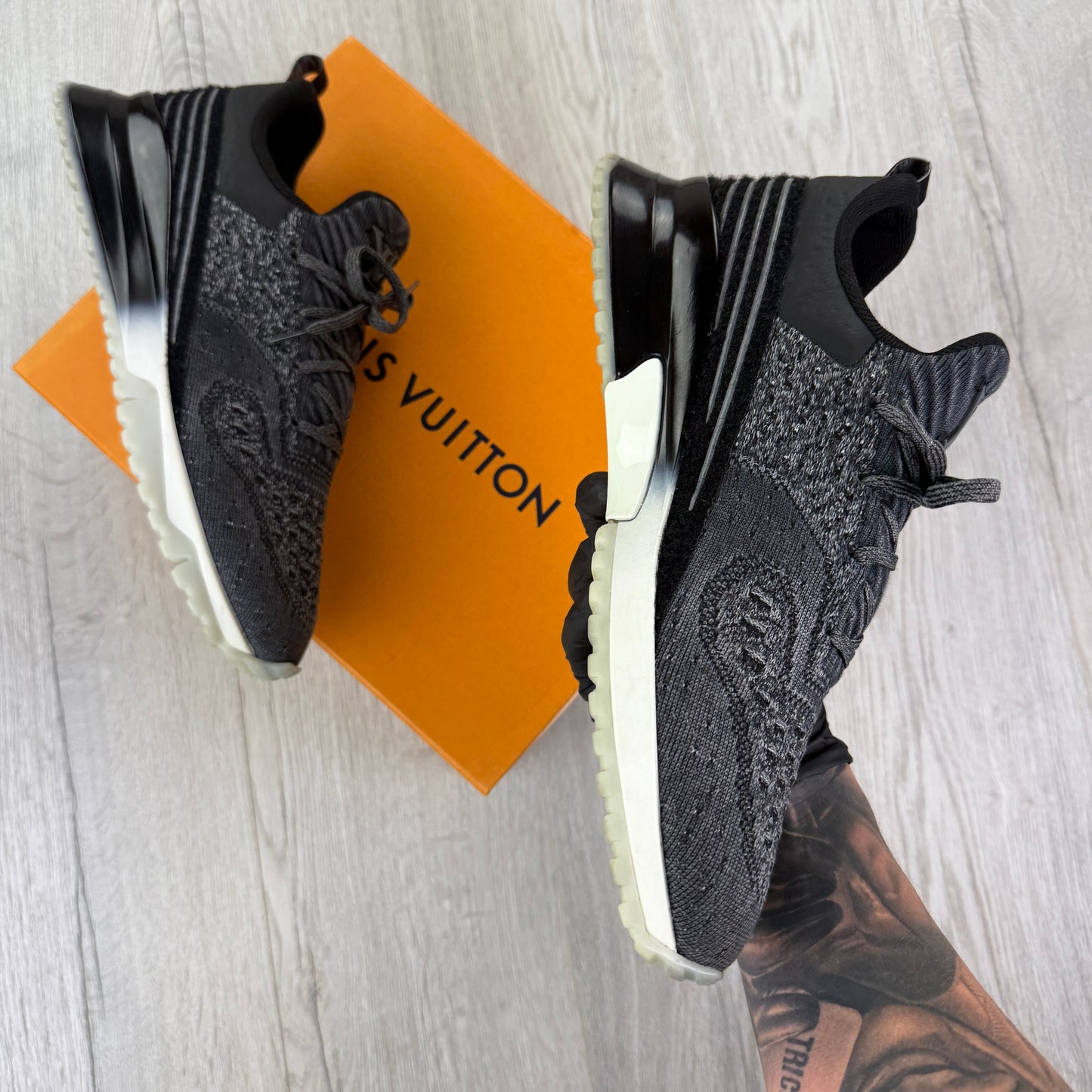 Louis Vuitton Men’s VNR Grey Trainers - Uk 10.5 (Fit 11/11.5)
