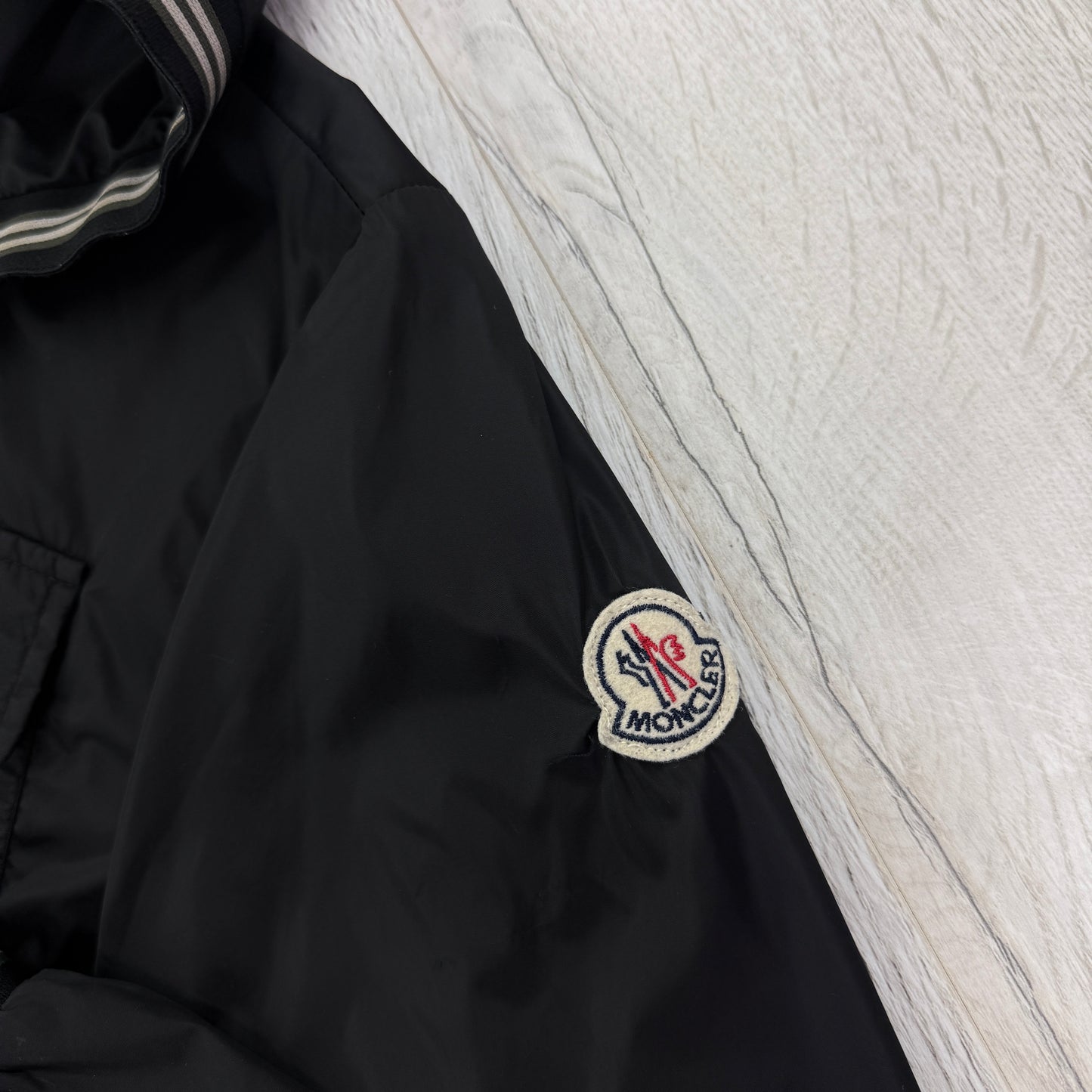 Moncler Men’s Black Windbreaker Jacket - Size 3