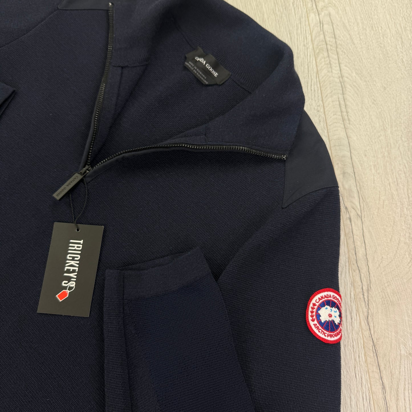 Canada Goose Men’s Navy 1/4 Zip Fleece - Medium
