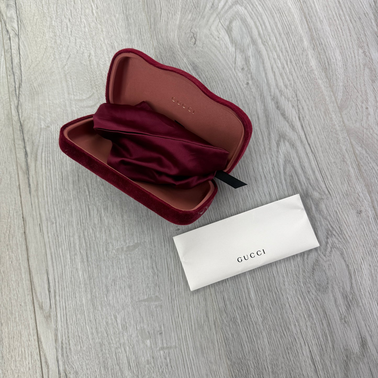 Gucci Men’s Gold Clear Frames