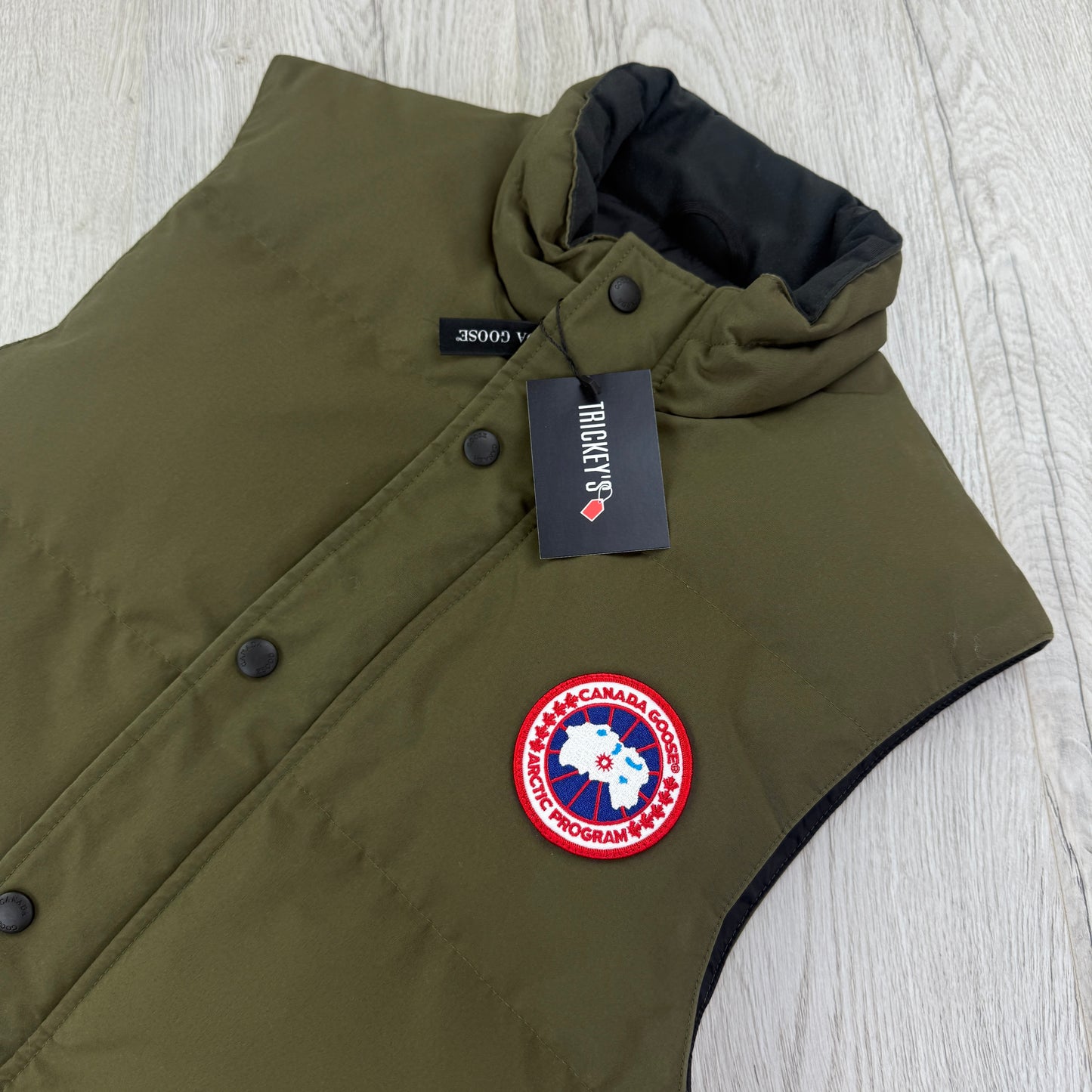 Canada Goose Men’s Khaki Freestyle Bodywarmer - Small