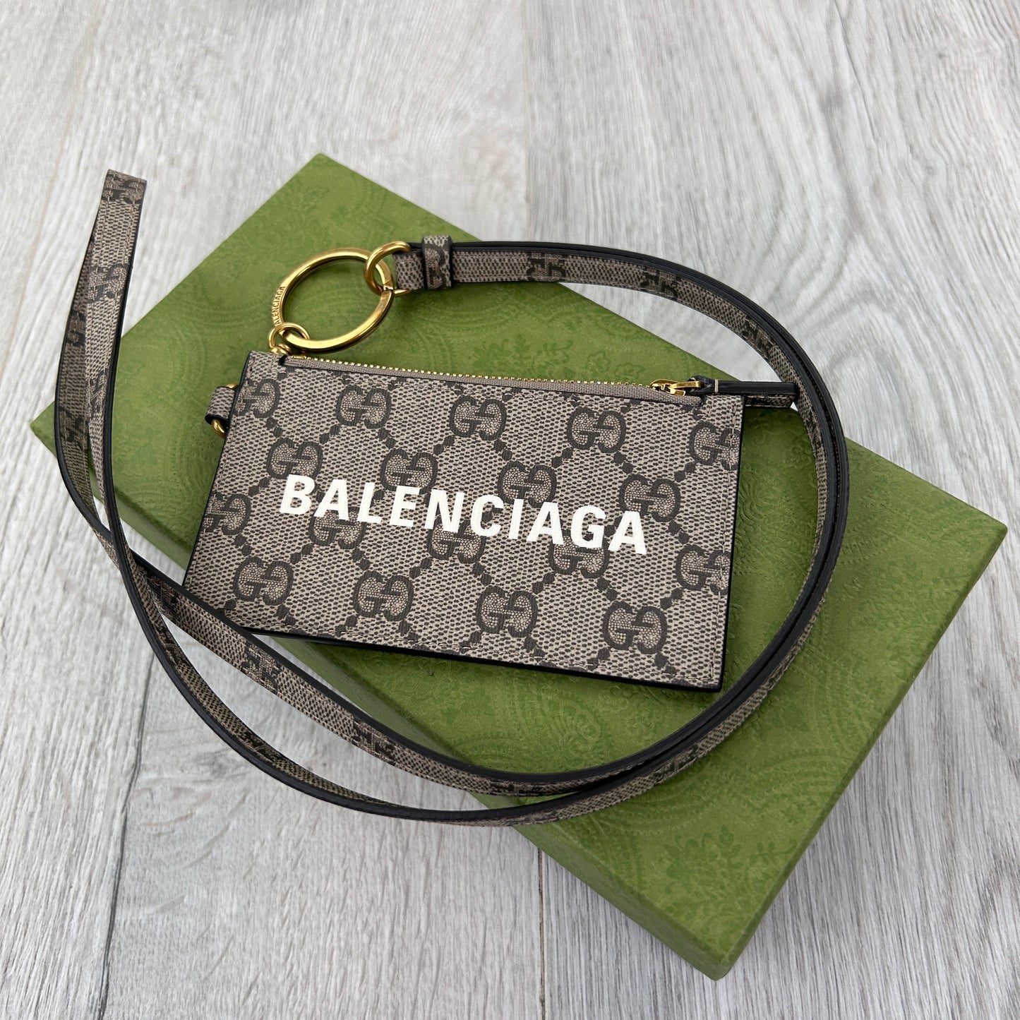 Gucci x Balenciaga The Hacker Project Card Case with Strap