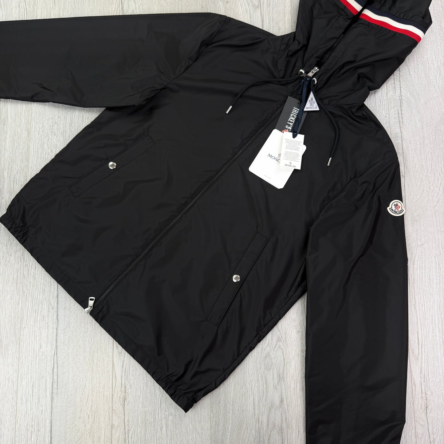 Moncler Men’s Grimpeurs Zip-up Black Windbreaker Jacket - Size 4