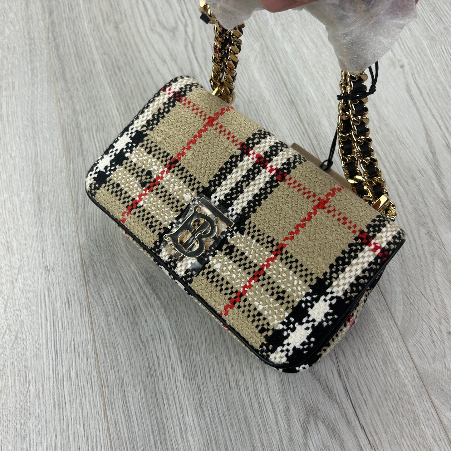 Burberry Women’s Beige Mini Lola Bag