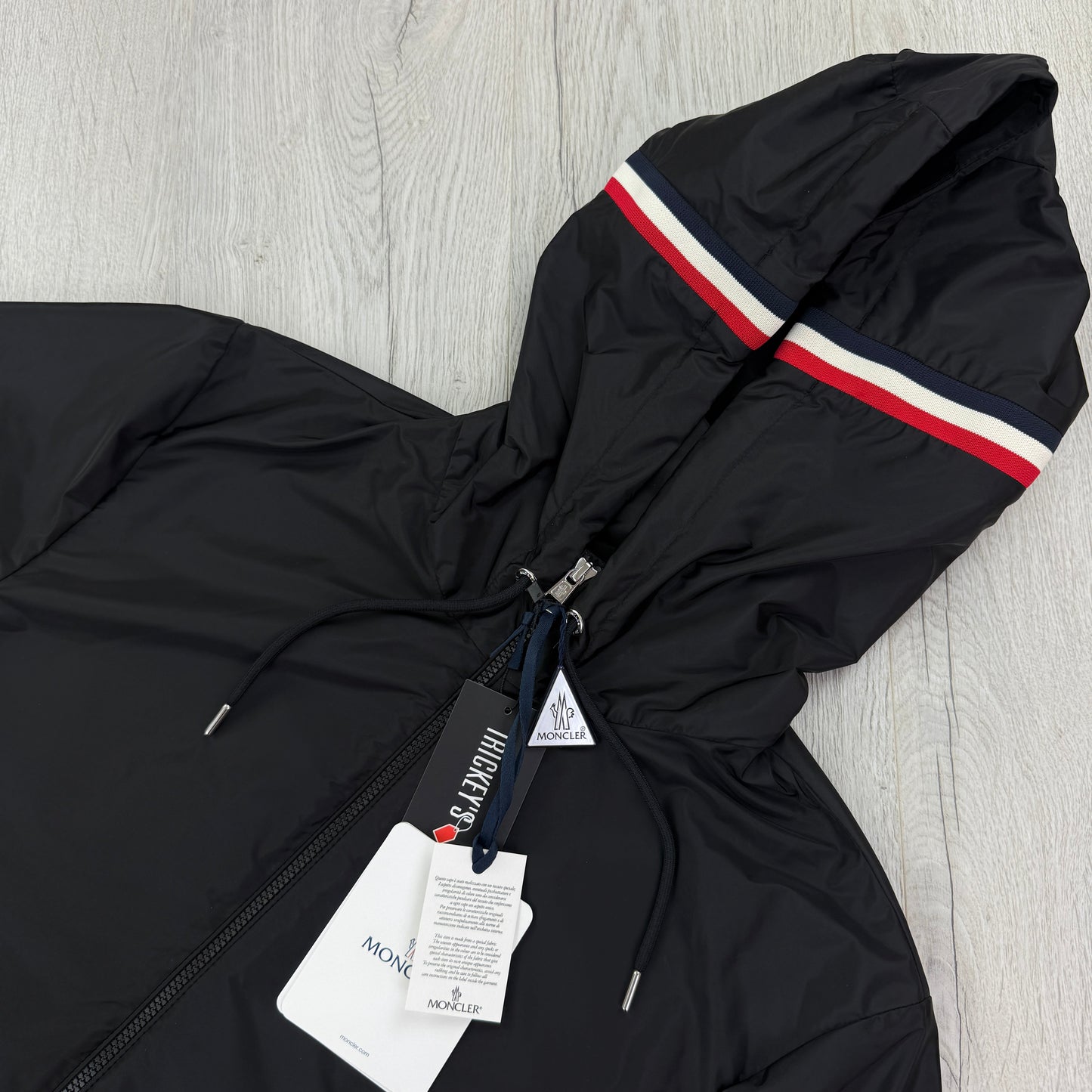 Moncler Men’s Grimpeurs Zip-up Black Windbreaker Jacket - Size 4