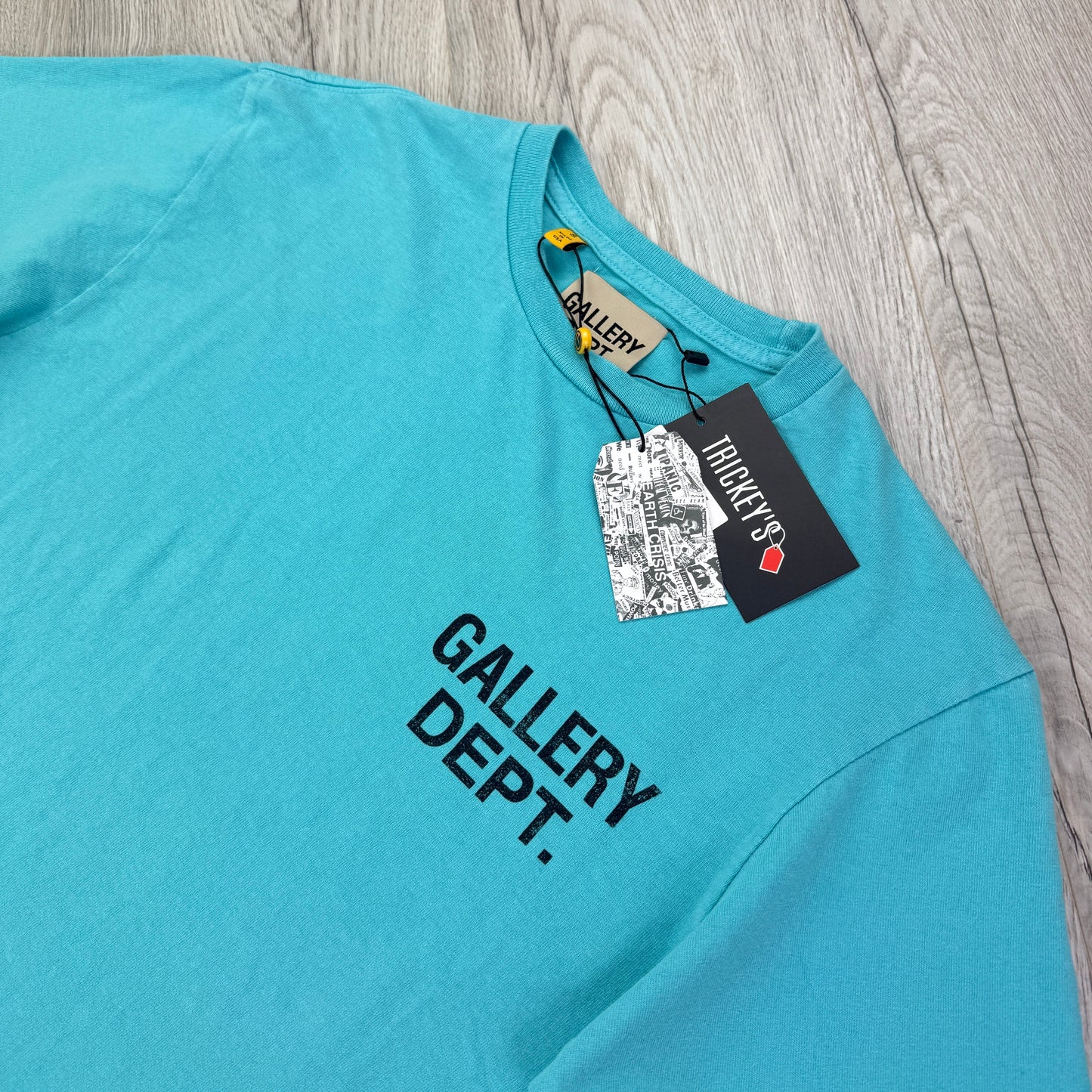 Gallery Dept Men’s Turquoise T-shirt