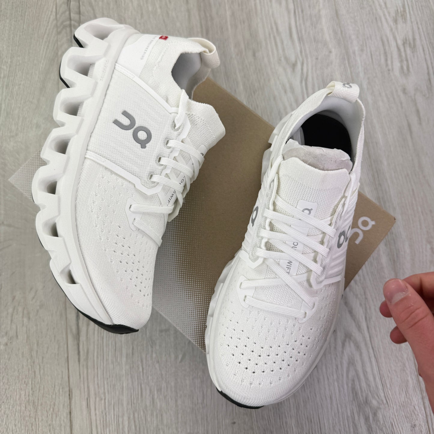 On Running Cloud Swift 4 Womens All White Trainers