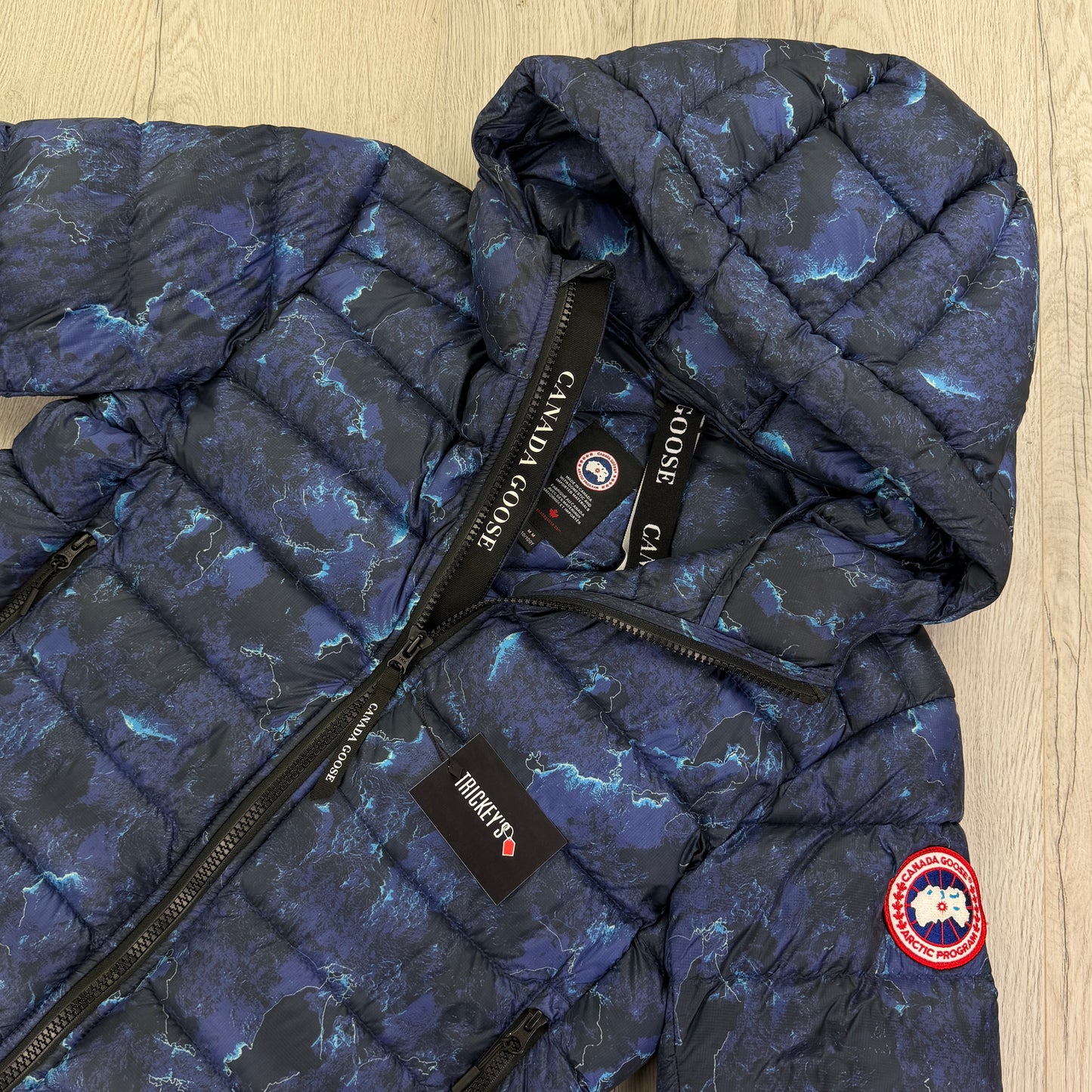 Canada Goose Men’s Coastline Blue Crofton Down Jacket - Medium