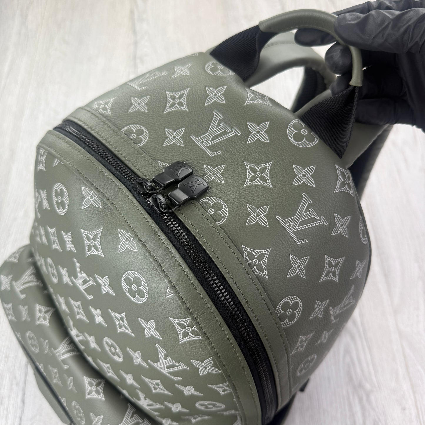 Louis Vuitton Men’s Olive / Khaki Discovery PM Backpack
