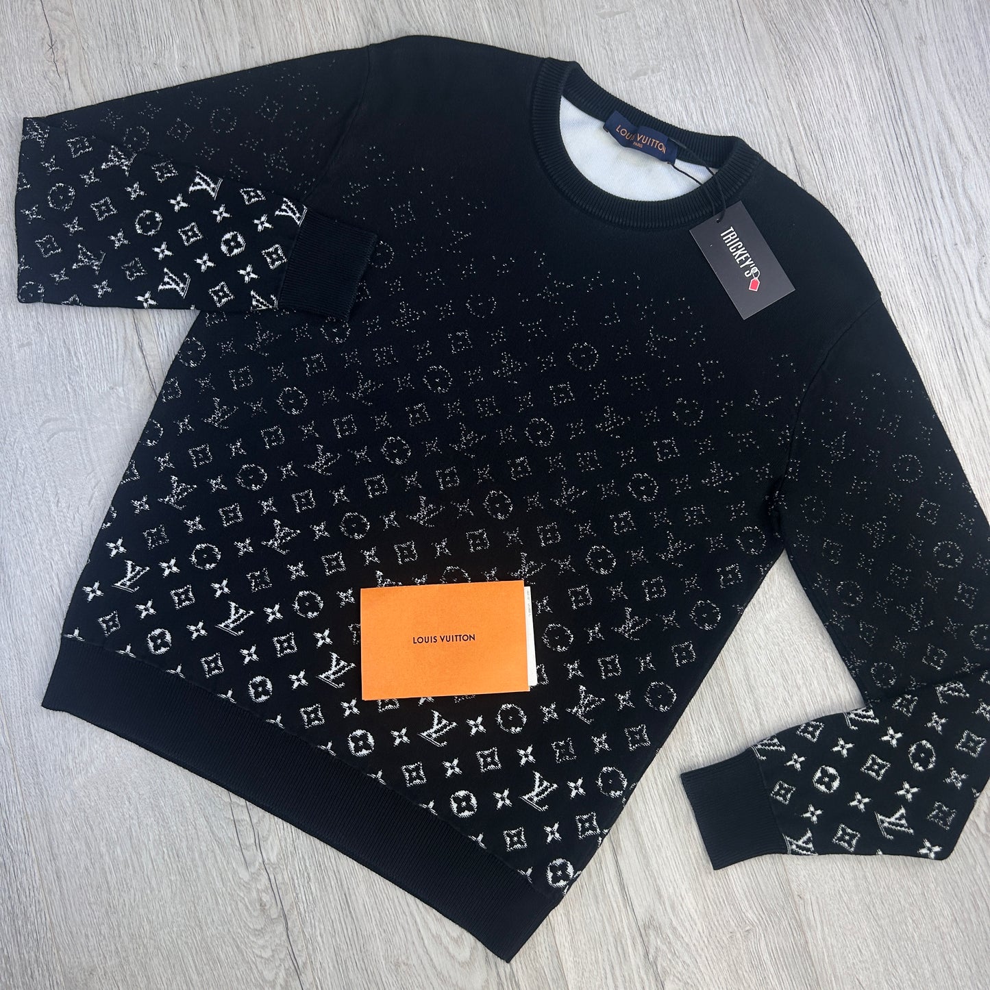 Louis Vuitton Men’s Gradient Monogram Crewneck Jumper