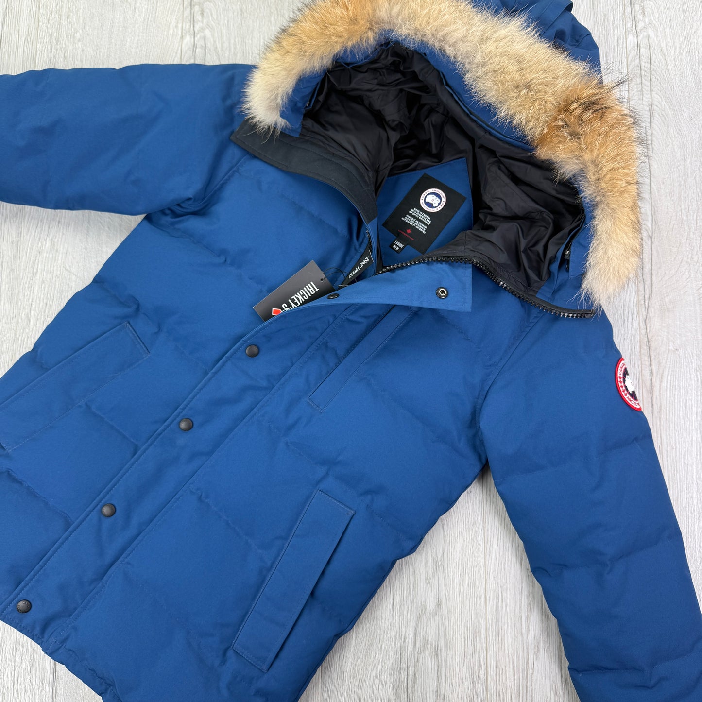 Canada Goose Men’s Royal Blue Carson Parker Jacket - Medium Fusion