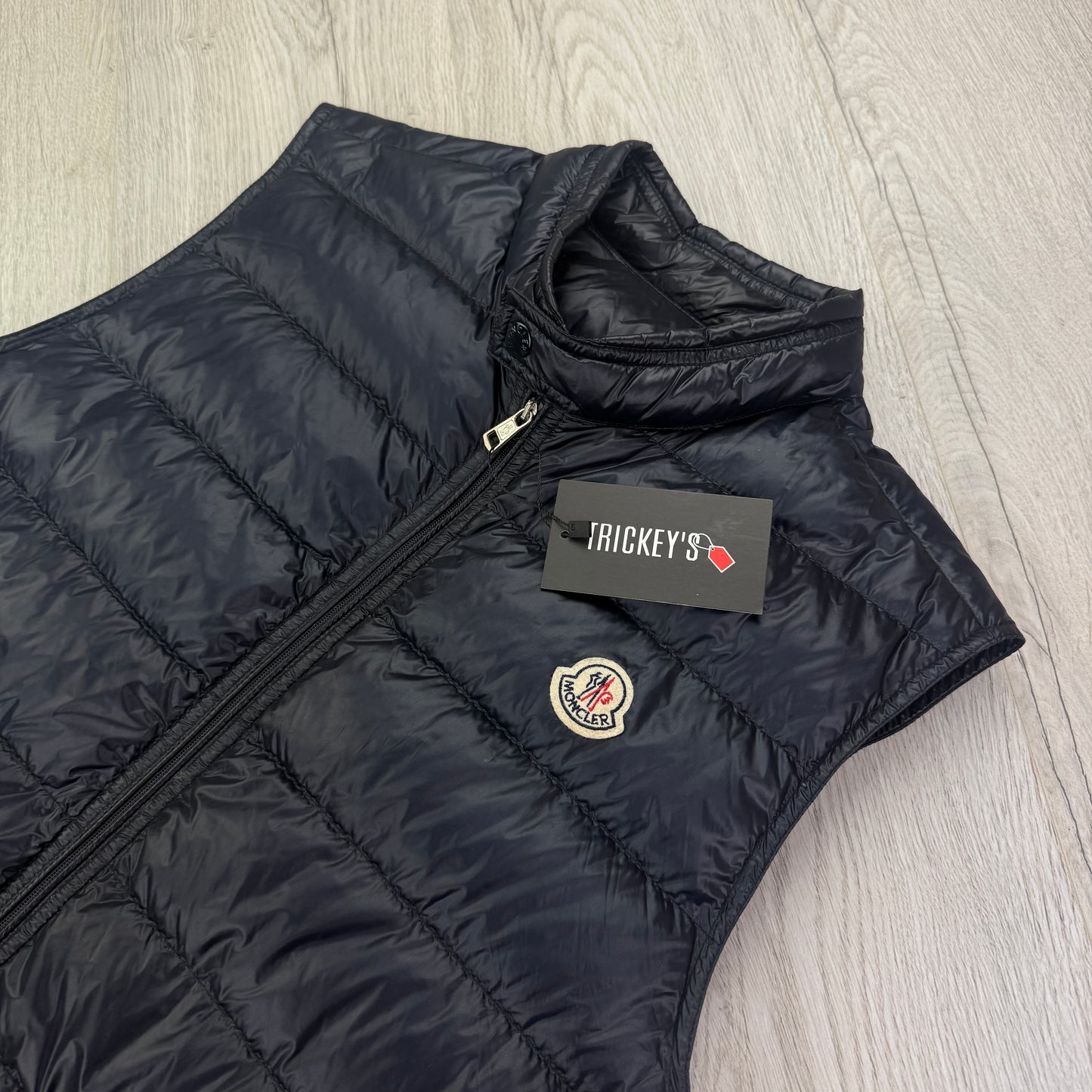 Moncler Men’s Navy GUI Gilet - Size 3