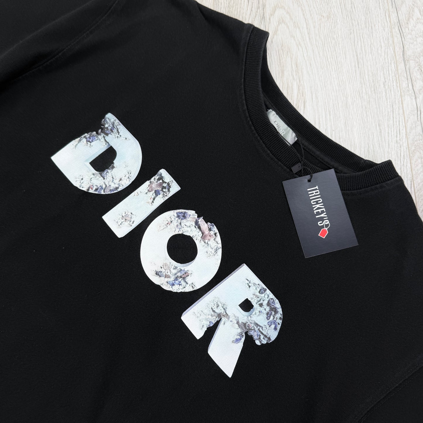 Dior Men’s Black Daniel Arsham T-shirt - Large