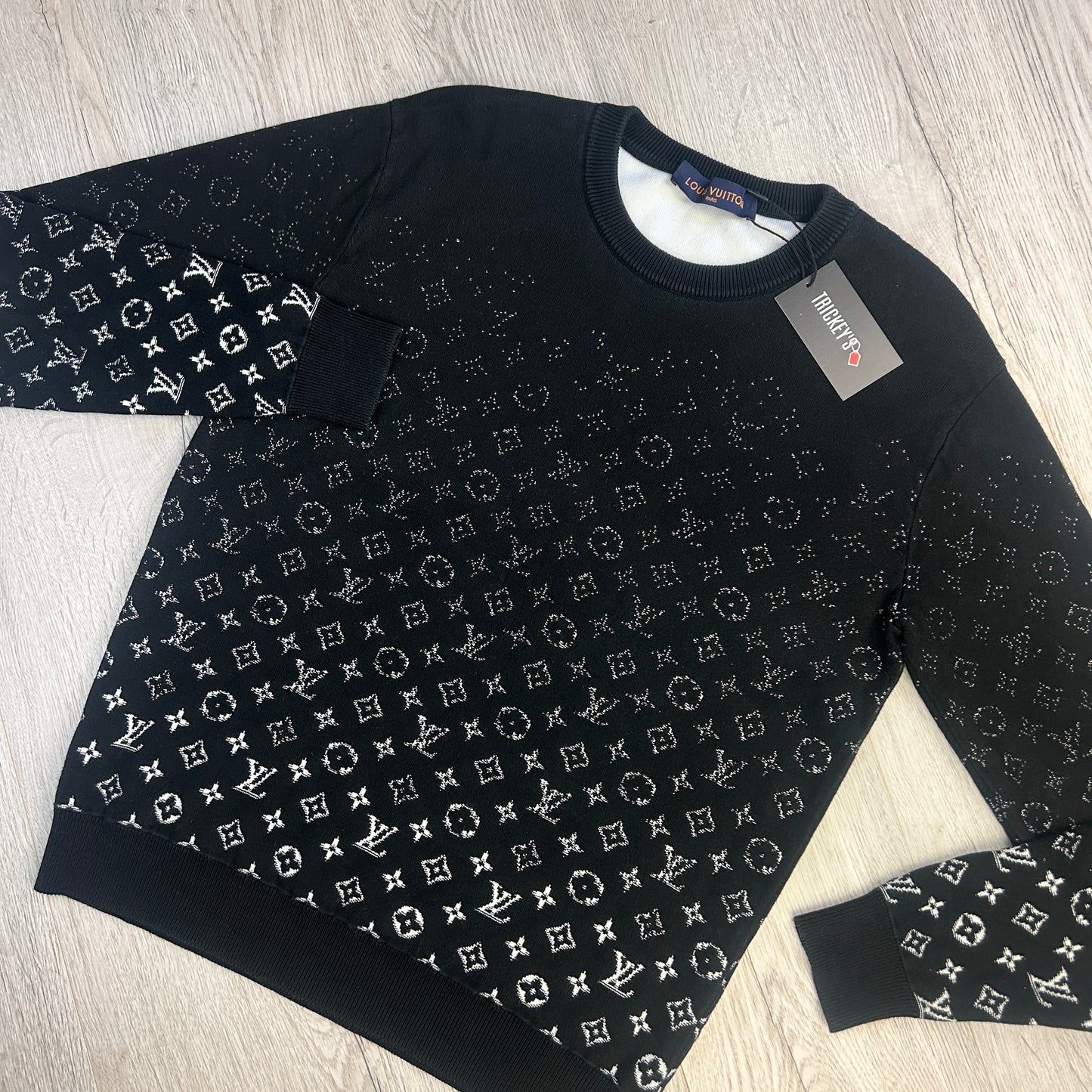Louis Vuitton Men’s Gradient Monogram Crewneck Jumper