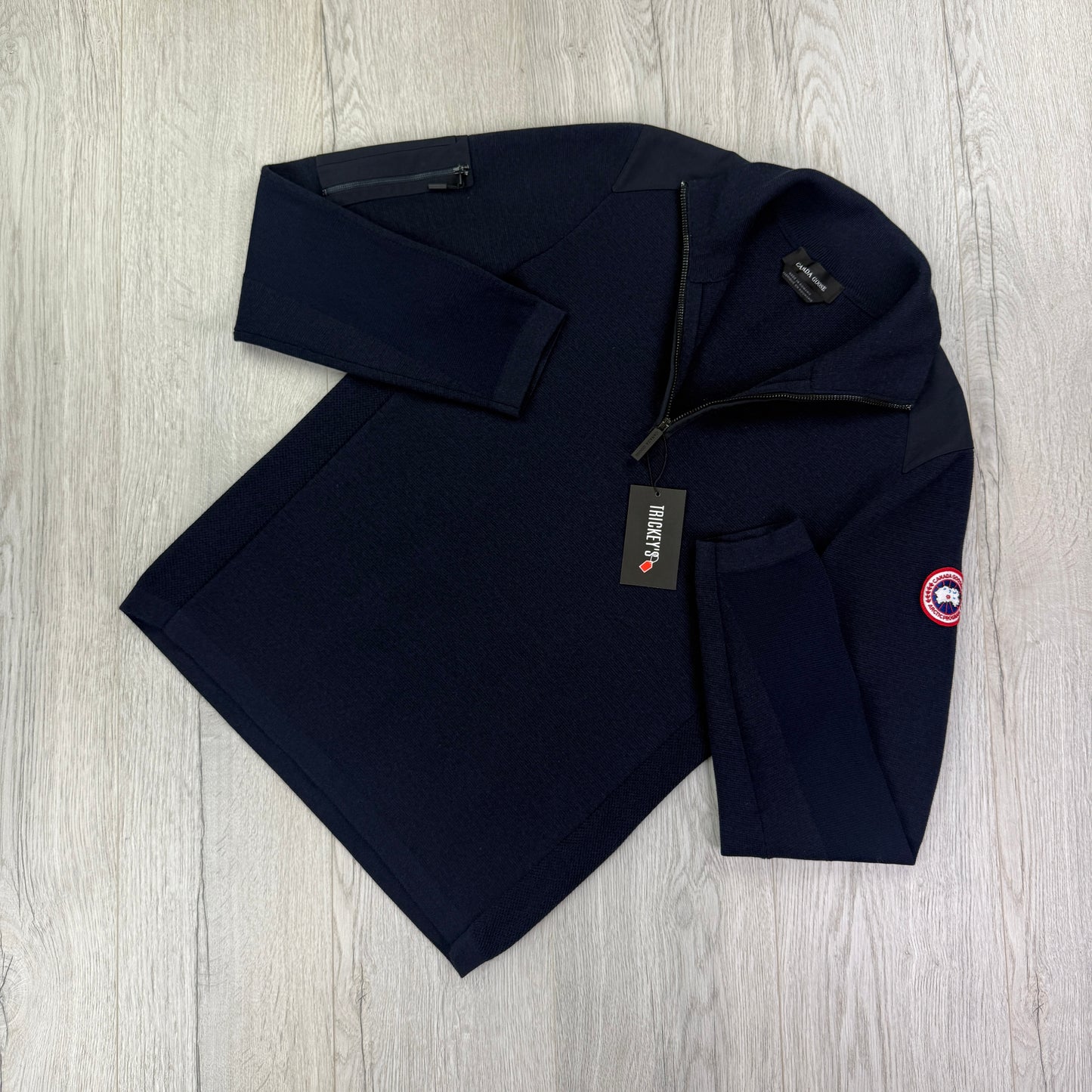 Canada Goose Men’s Navy 1/4 Zip Fleece - Medium