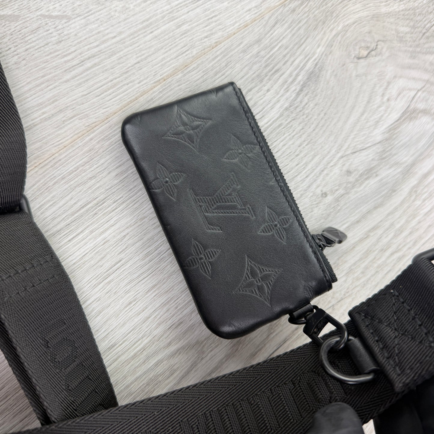 Louis Vuitton Men’s Shadow Black Monogram Duo Messenger Bag