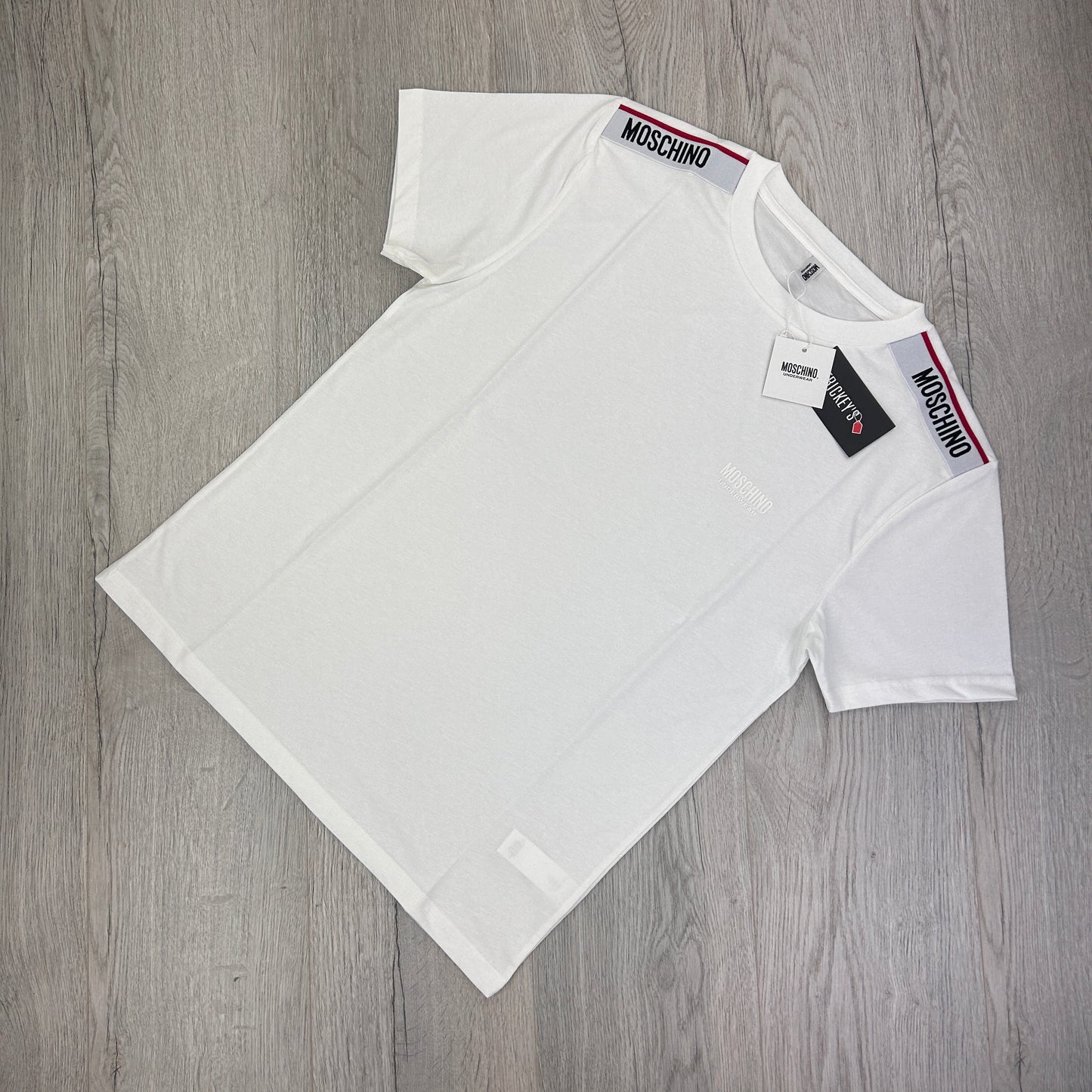 Moschino Men’s White short sleeve T-shirt