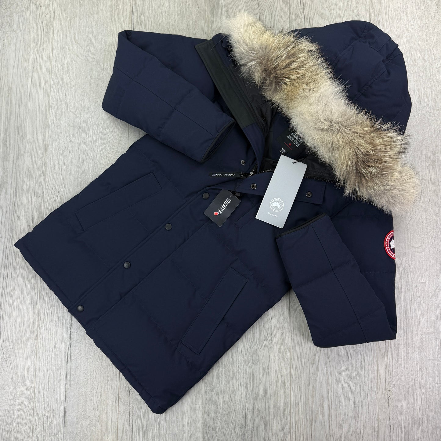 Canada Goose Men’s Navy Carson Parker Jacket - Small Fusion