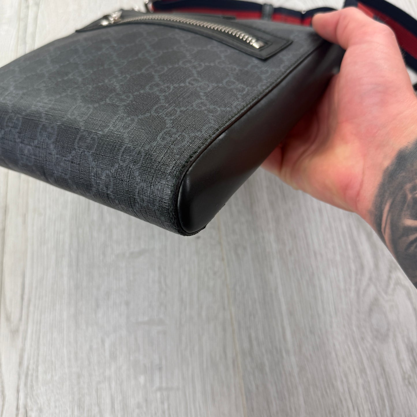 Gucci Messenger Men’s GG Black Small Side Bag