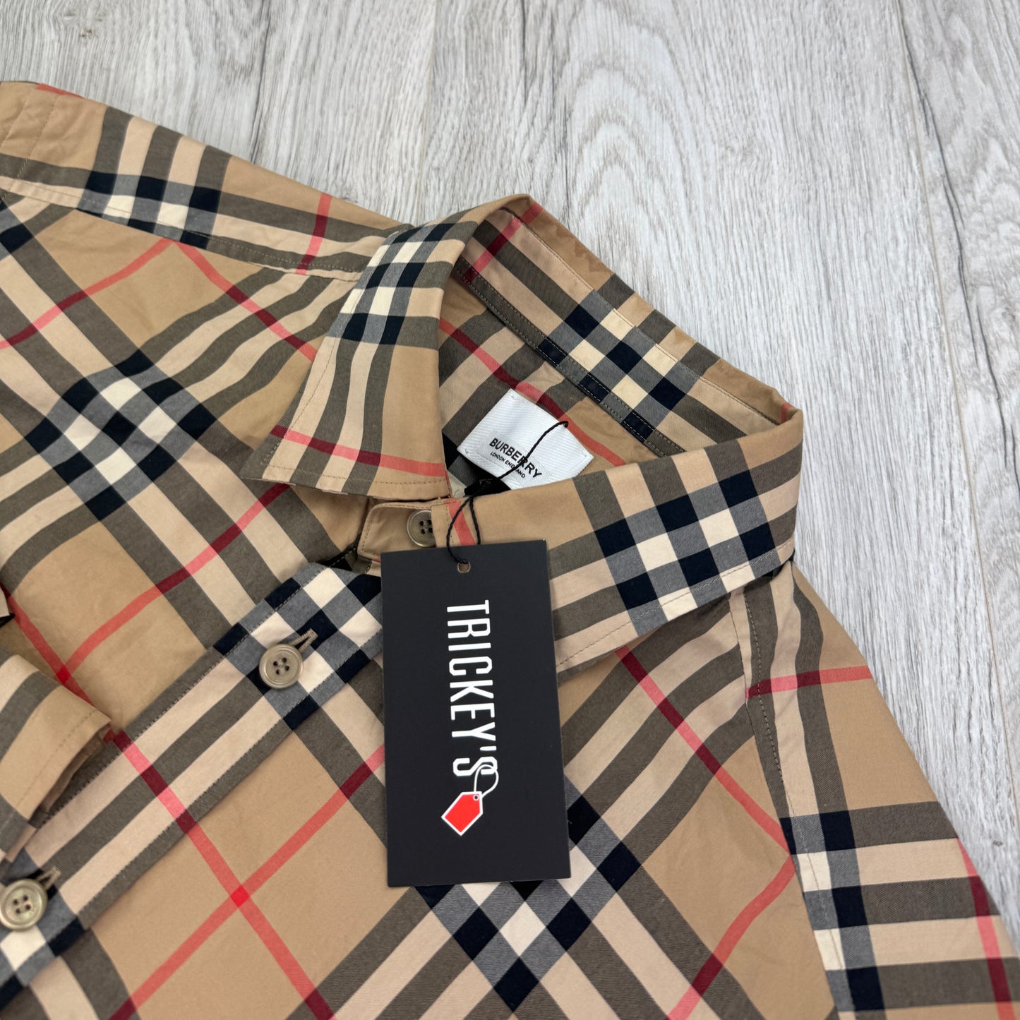 Burberry Men’s Button Up Longsleeve Shirt - Small