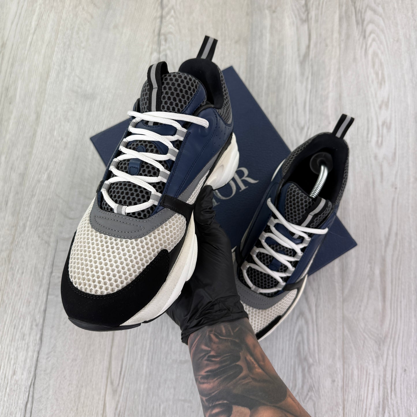 Dior B22 Men’s Navy Runners - 45 (Fit Uk 10/10.5)