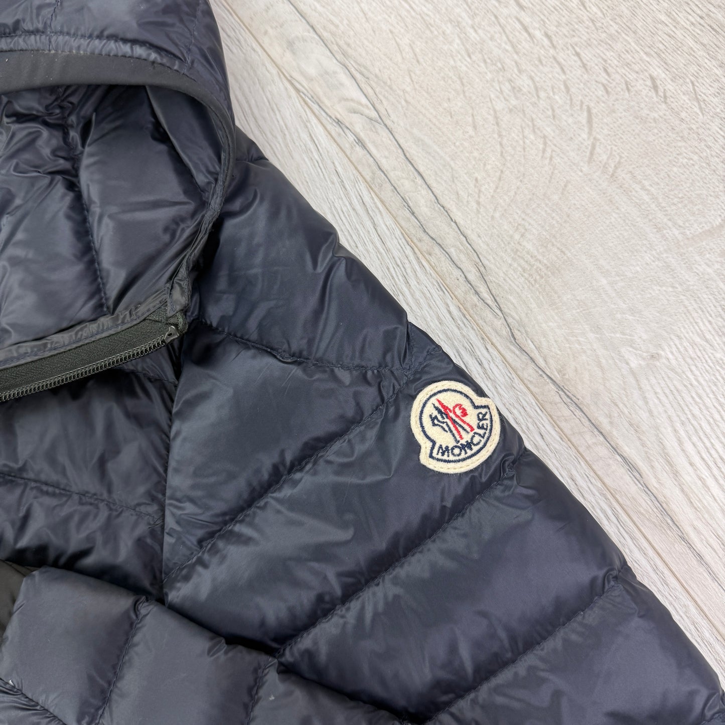 Moncler Morvan Men’s Navy Padded Down Jacket - Size 4