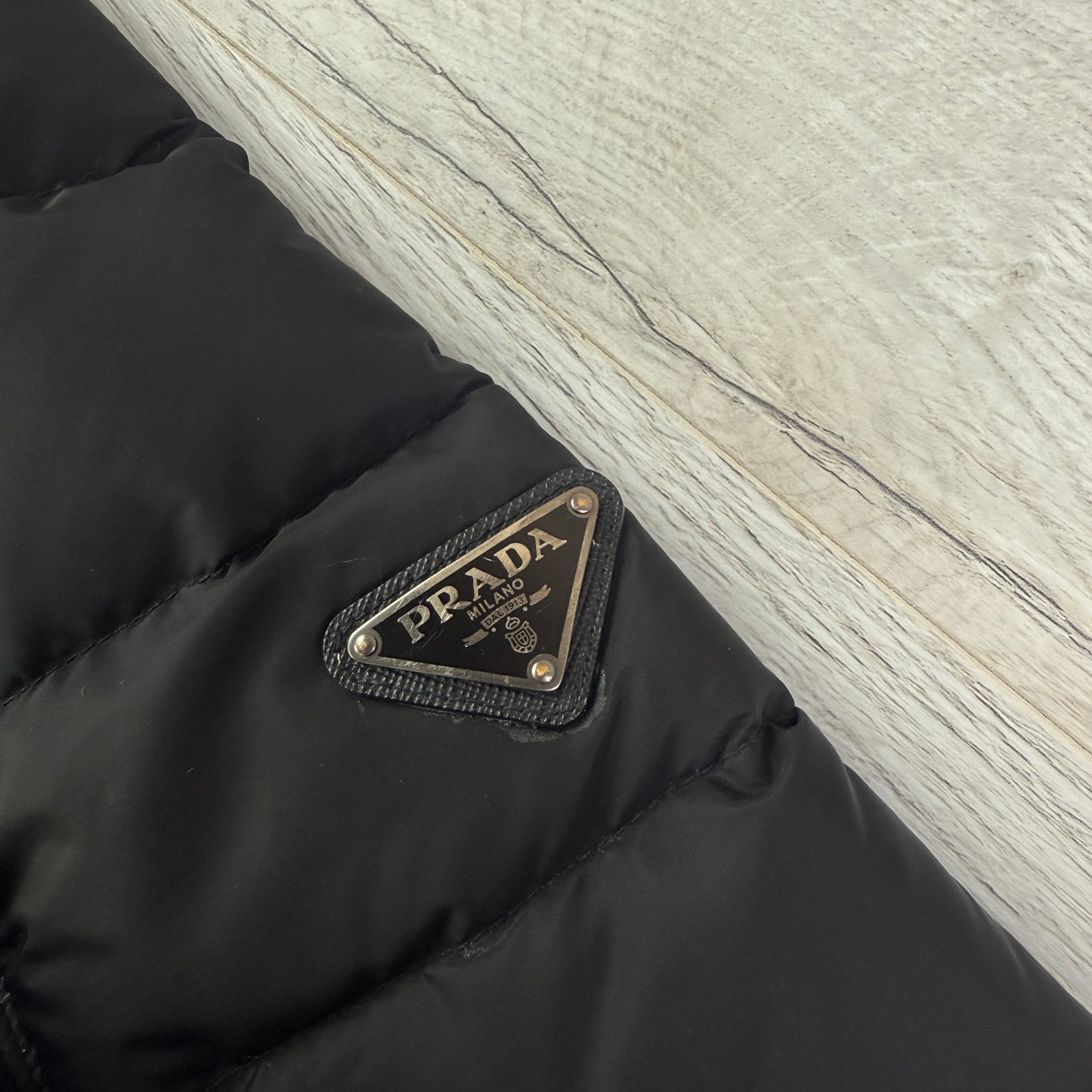 Prada Men’s Black Padded Down Jacket - 50 (Fit Small/Medium)