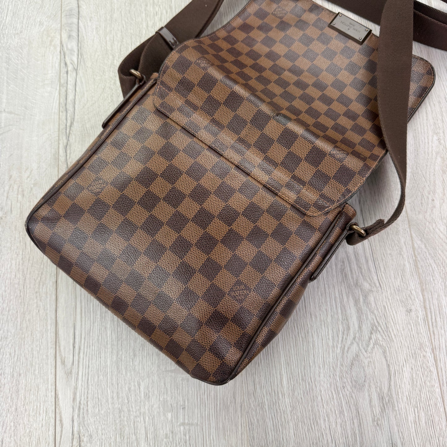 Louis Vuitton Brown Damier Side Bag