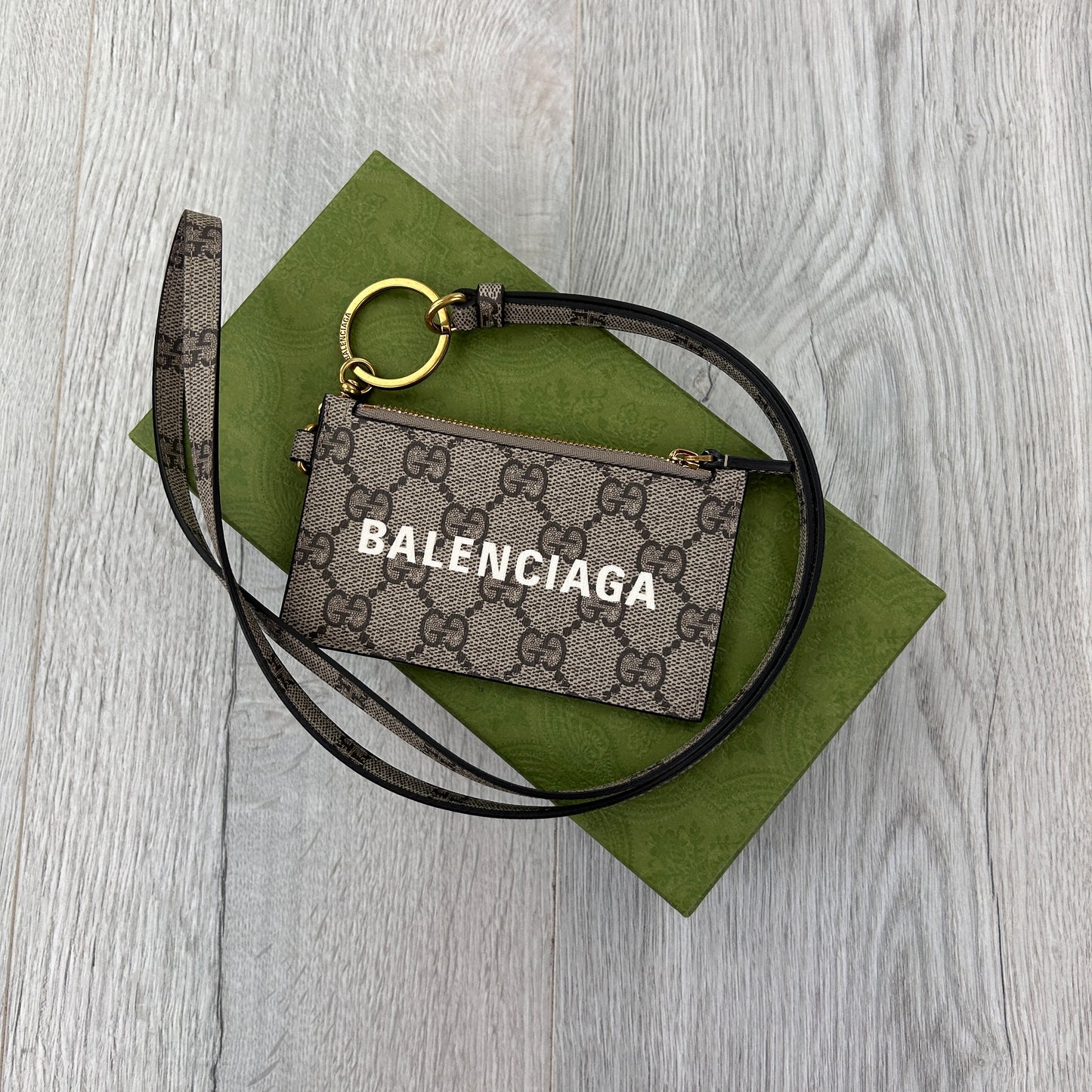 Gucci x Balenciaga The Hacker Project Card Case with Strap
