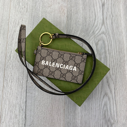 Gucci x Balenciaga The Hacker Project Card Case with Strap
