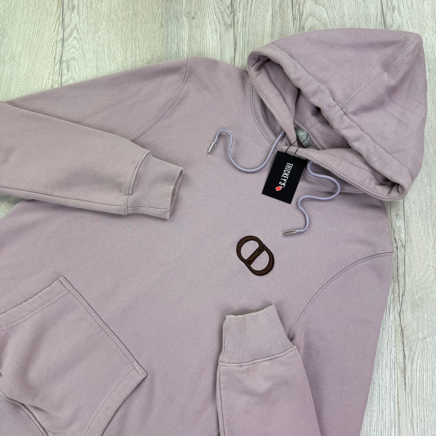 Christian Dior Men’s Lavander Pullover Hoodie - Medium Slim
