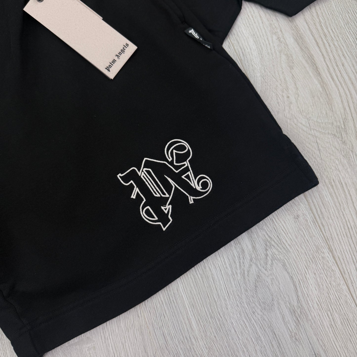 Palm Angels Men’s Black T-shirt & Short Set