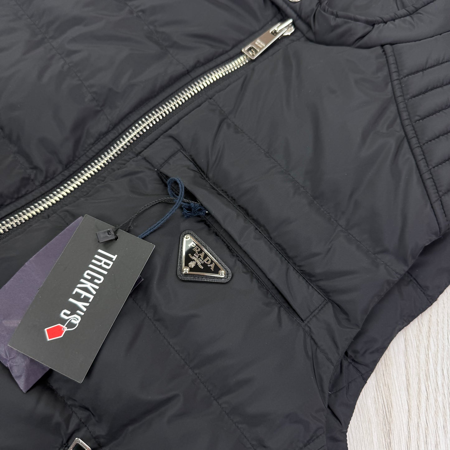 Prada Men’s Black Vest Gilet - 50