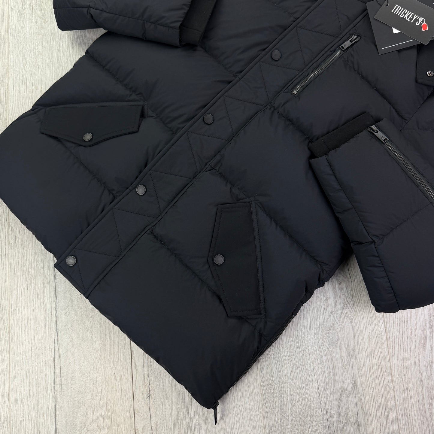 Moose Knuckles Men’s Everest 3Q Black Jacket - Small